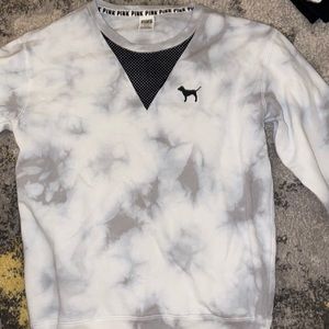 PINK tie dye swearshirt